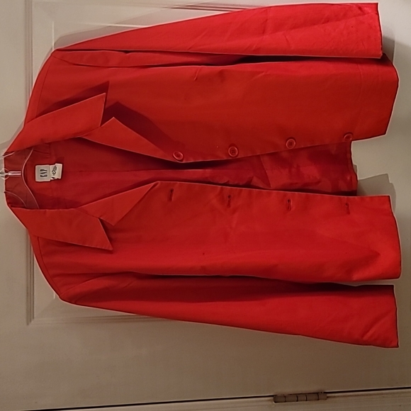 NWOT GAP  Orange Blazer Size 14 - Picture 4 of 4